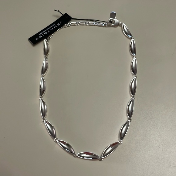 JENNY BIRD NWT Adjustable Silver Necklace - Picture 4 of 14